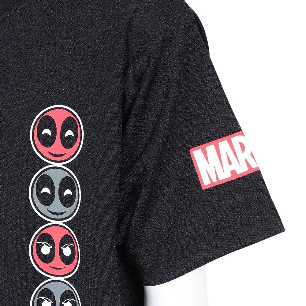 マーベル（MARVEL）（キッズ）ジュニア UVカット マーベル デッドプール半袖Tシャツ DS0222010 冷感 速乾