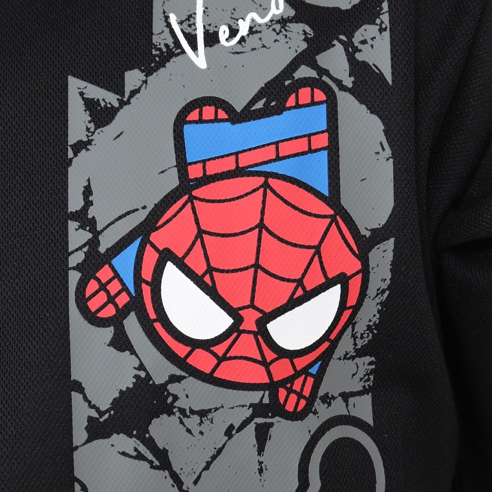 マーベル（MARVEL）（キッズ）ジュニア マーベル UVカット スパイダーマン&ヴェノム半袖Tシャツ DS0222011 冷感 速乾