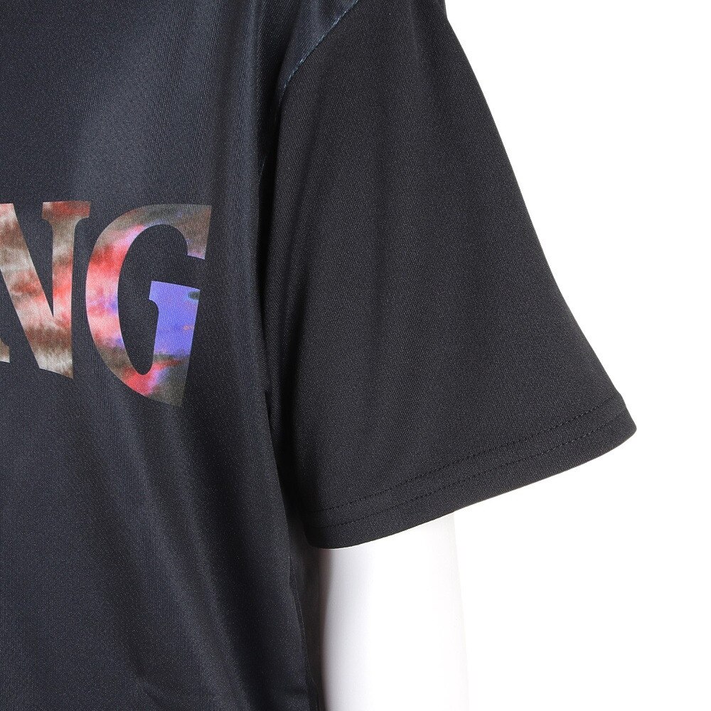 スポルディング（SPALDING）（キッズ）バスケットボールウェア UVカット ジュニア Tシャツ タイダイマーブリングロゴ SJT22166