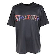 スポルディング（SPALDING）（キッズ）バスケットボールウェア ジュニア Tシャツ タイダイマーブリングロゴ SJT22166