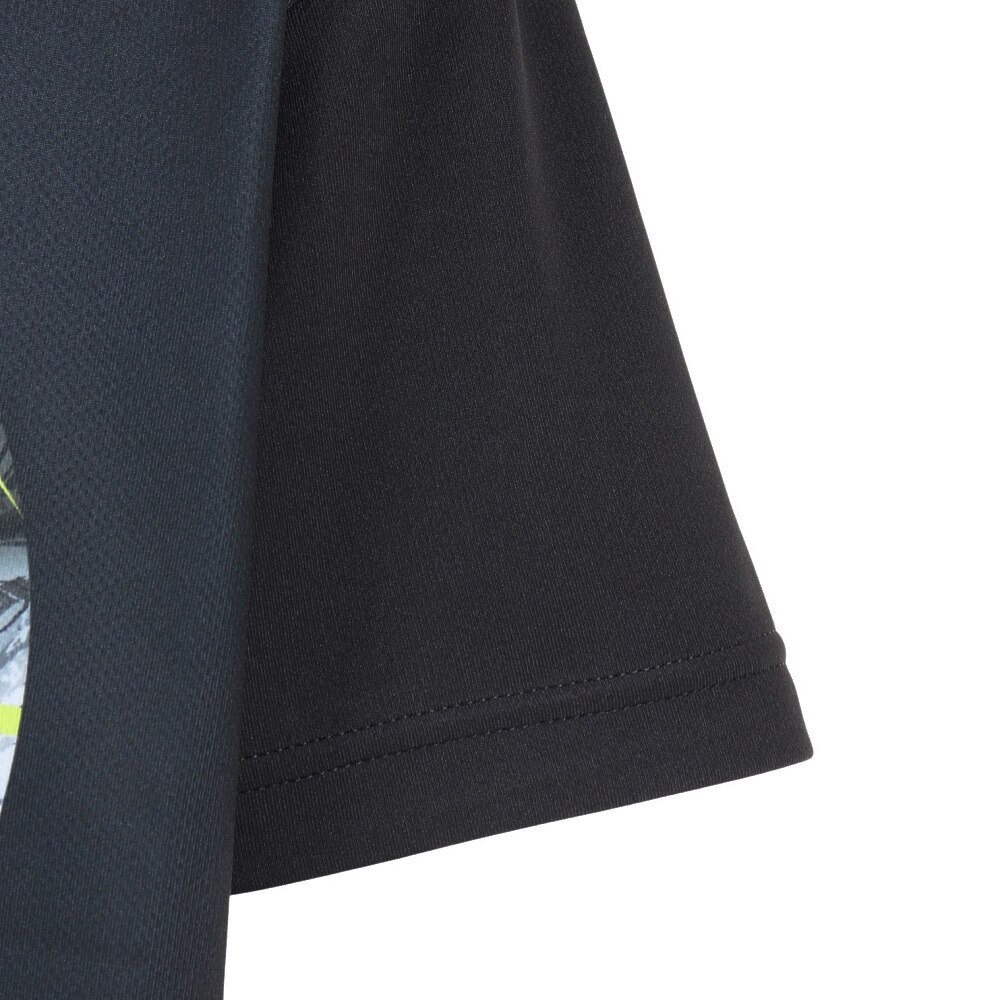 スポルディング（SPALDING）（キッズ）バスケットボールウェア UVカット ジュニア Tシャツ ボールプリント SJT23052
