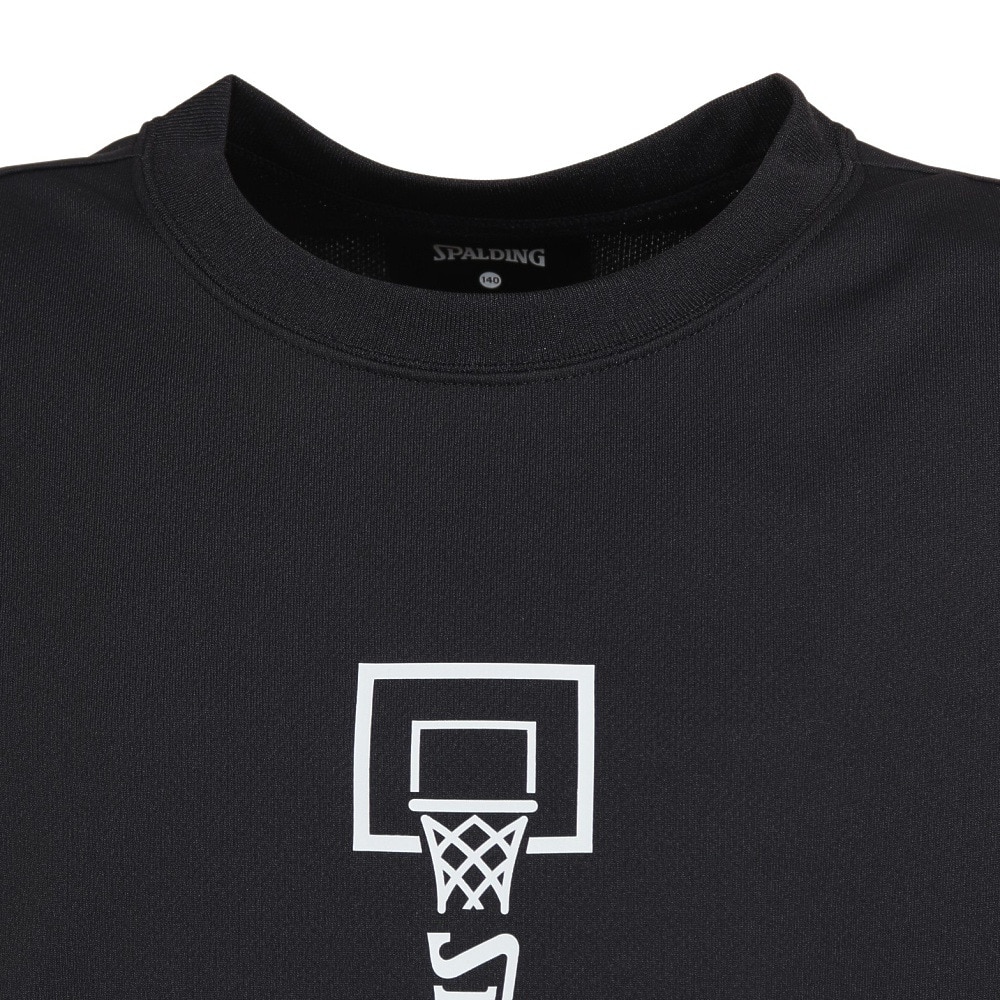 スポルディング（SPALDING）（キッズ）バスケットボールウェア UVカット ジュニア Tシャツ ピクトグラム SJT23055 速乾