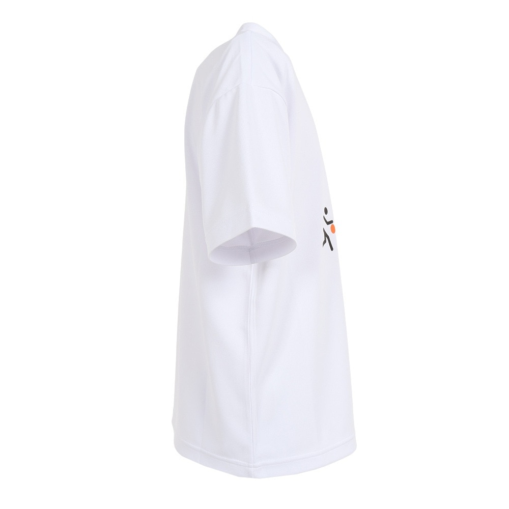 スポルディング（SPALDING）（キッズ）バスケットボールウェア UVカット ジュニア Tシャツ ピクトグラム SJT23055WH