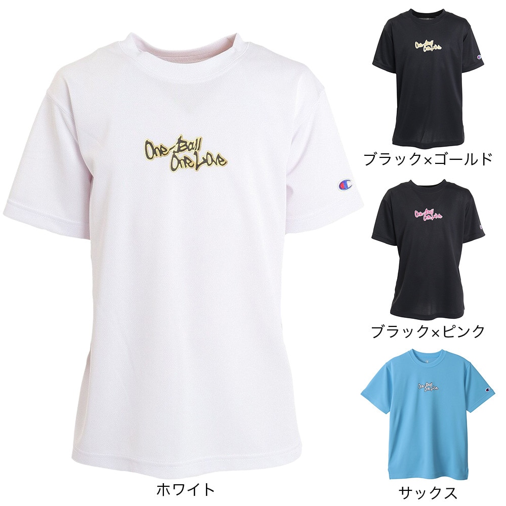 チャンピオン（CHAMPION）（キッズ）バスケットボールウェア ジュニア ミニ ショートスリーブTシャツ CK-XB312 107