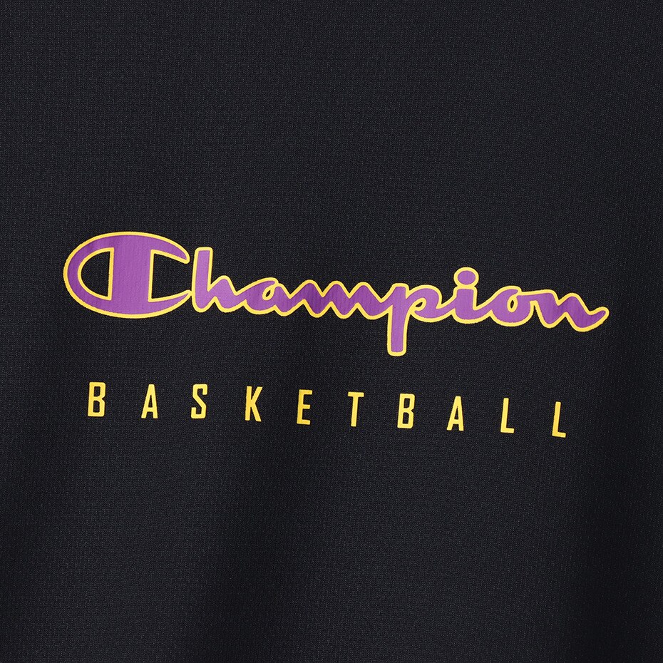 チャンピオン（CHAMPION）（キッズ）バスケットボールウェア ジュニア ミニ ショートスリーブTシャツ CK-XB313 090