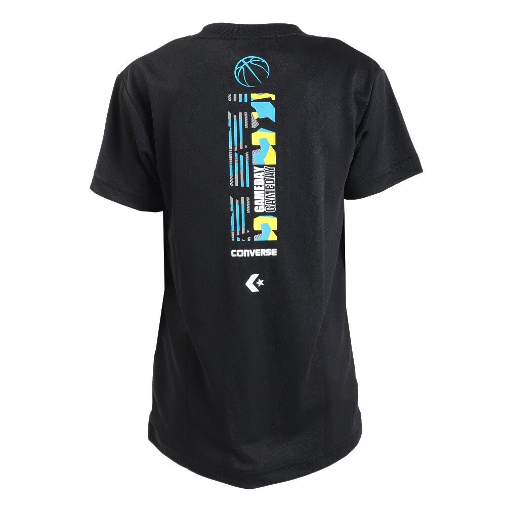 コンバース（CONVERSE）（キッズ）バスケットボールウェア ジュニア プリントTシャツ CB431354-1924