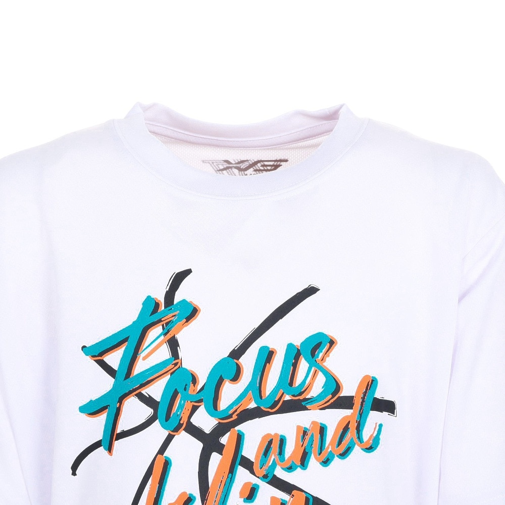 エックスティーエス（XTS）（キッズ）バスケットボールウェア ジュニア 半袖Tシャツ 751TS3CD0007 WHT