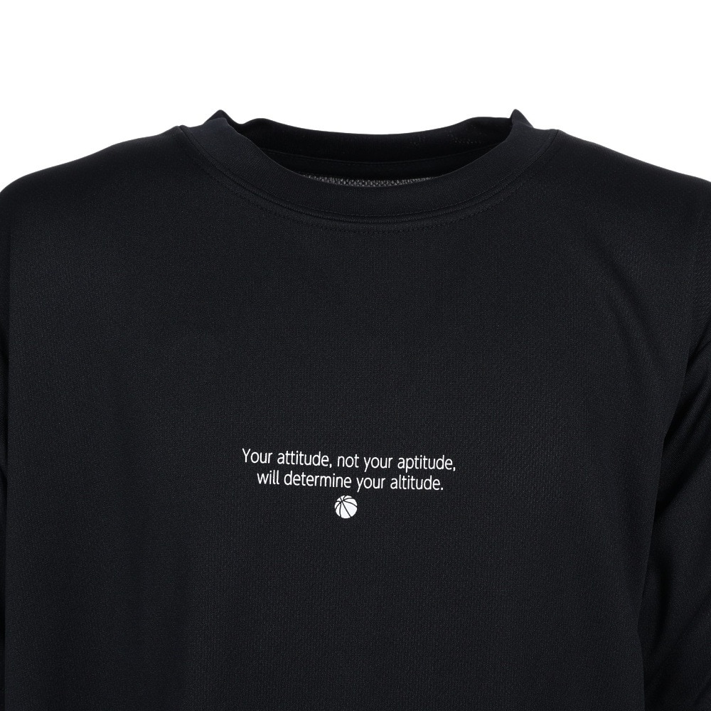 エックスティーエス（XTS）（キッズ）バスケットボールウェア ジュニア プリント半袖Tシャツ 751TS3CD0008 BLK