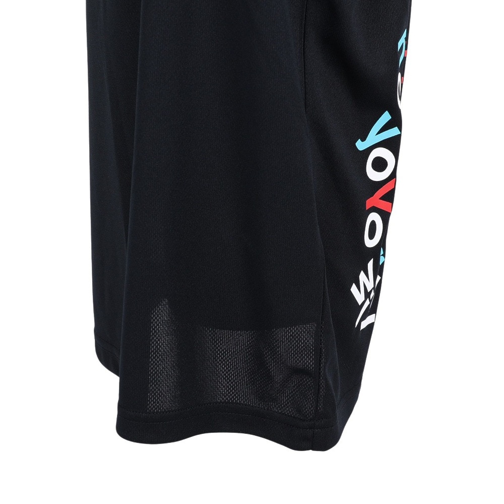 エックスティーエス（XTS）（キッズ）バスケットボールウェア ジュニア プリント半袖Tシャツ 751TS3CD0008 BLK