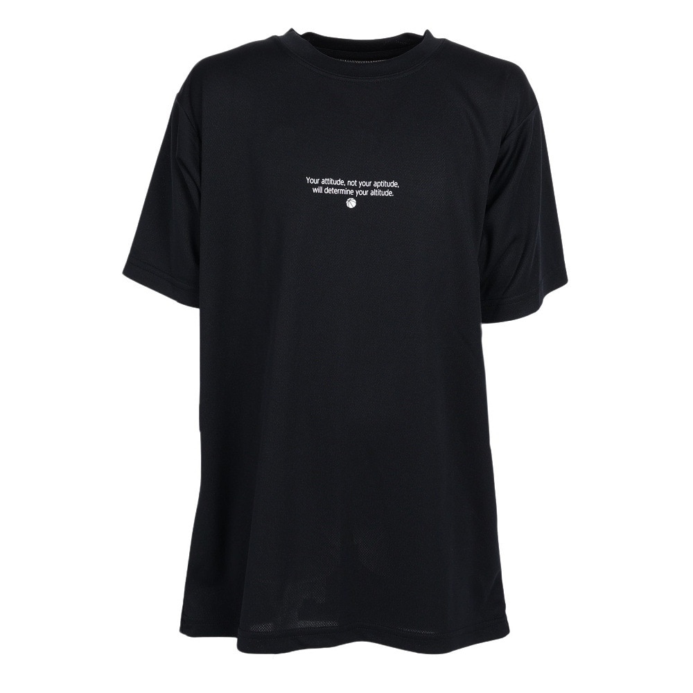 ＸＴＳ バスケットボールウェア ジュニア プリント半袖Tシャツ 751TS3CD0008 BLK １３０ 90 バスケットボール