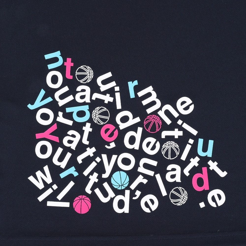 エックスティーエス（XTS）（キッズ）バスケットボールウェア ジュニア プリント半袖Tシャツ 751TS3CD0008 NVY