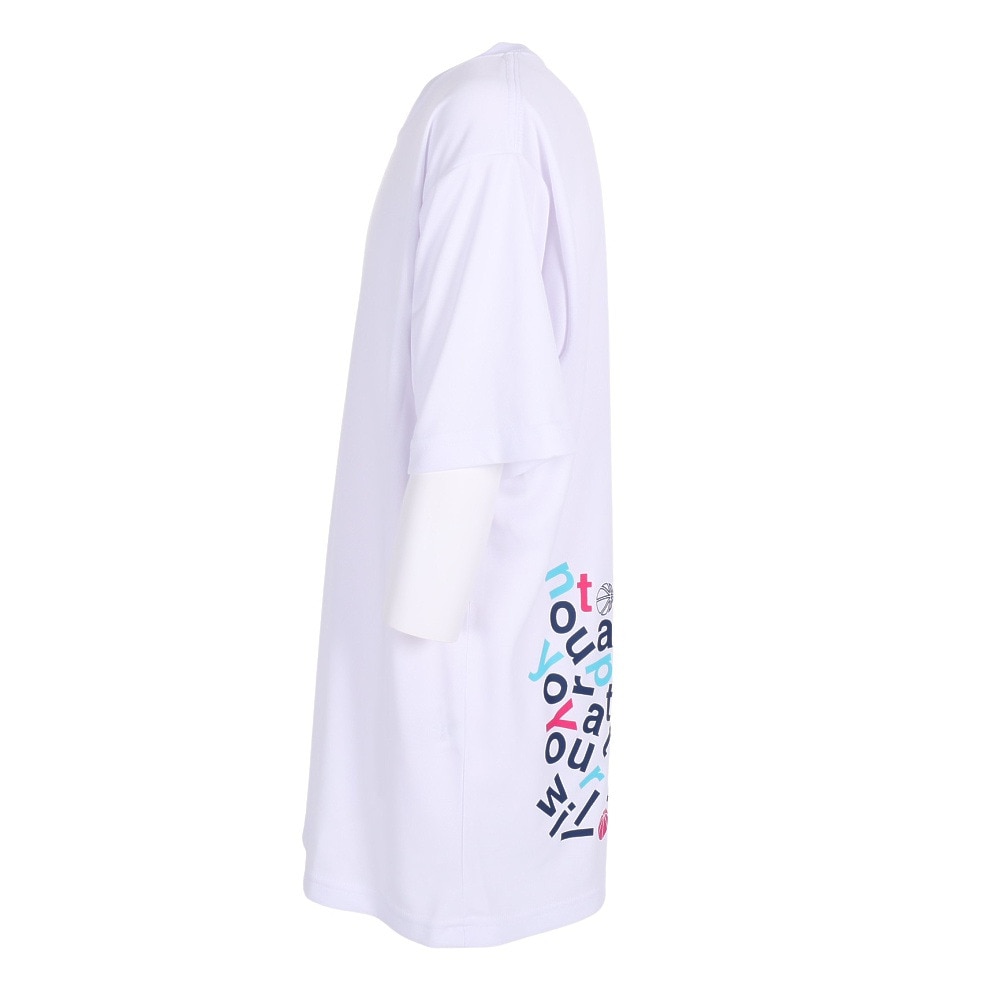 エックスティーエス（XTS）（キッズ）バスケットボールウェア ジュニア 半袖Tシャツ 751TS3CD0008 WHT