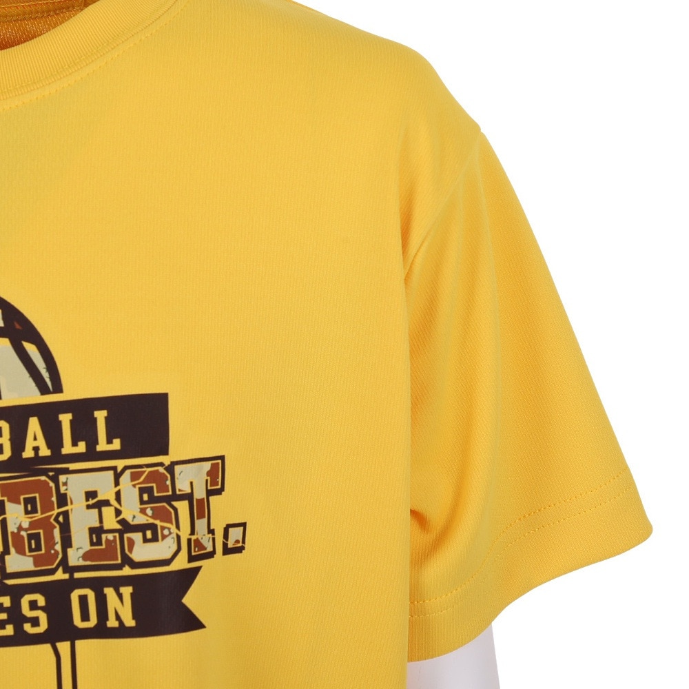 エックスティーエス（XTS）（キッズ）バスケットボールウェア ジュニア ドライプラス 半袖Tシャツ 751TS3ES0016 YEL