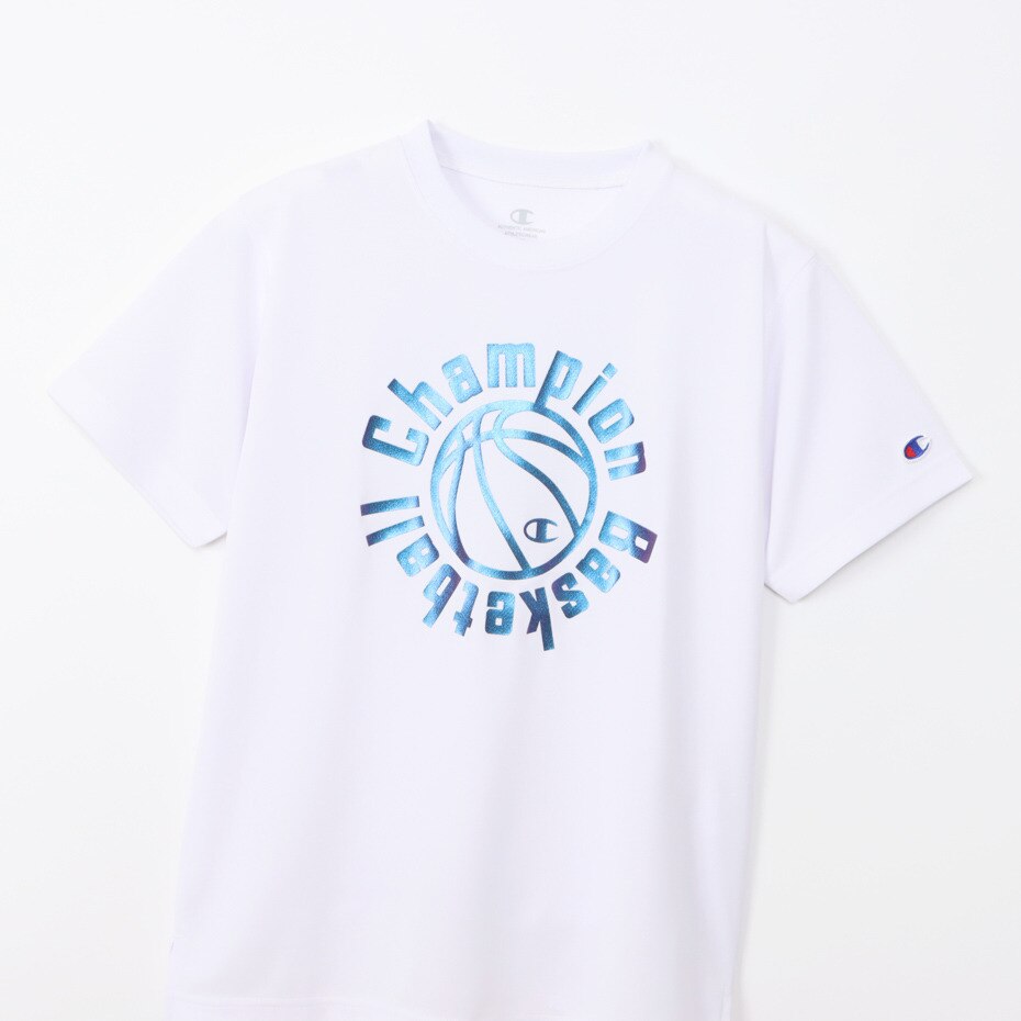 チャンピオン（CHAMPION）（キッズ）バスケットボールウェア ジュニア ミニ 半袖Tシャツ CK-YB316 010