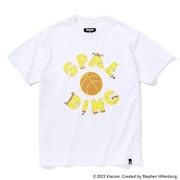 スポルディング（SPALDING）（キッズ）バスケットボールウェア ジュニア Tシャツ スポンジ・ボブ アルファベット SJT23158S