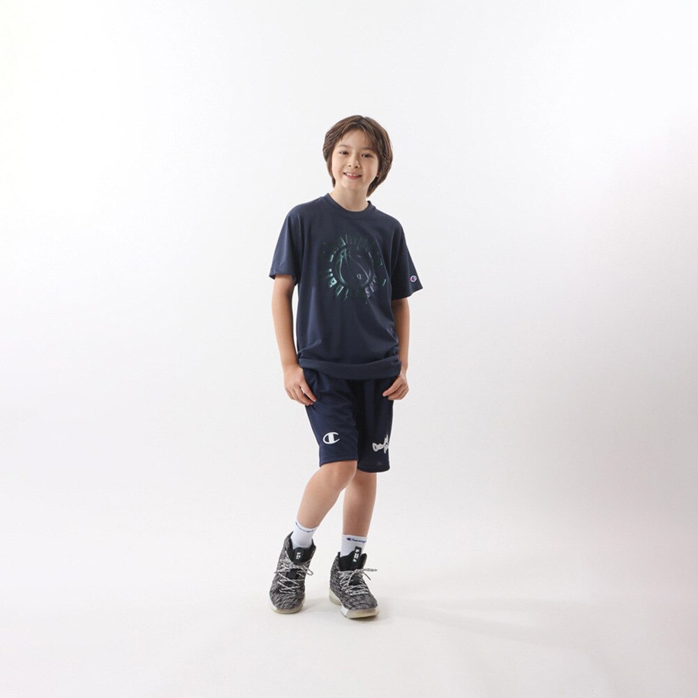チャンピオン（CHAMPION）（キッズ）バスケットボールウェア ジュニア ミニ 半袖Tシャツ CK-YB316