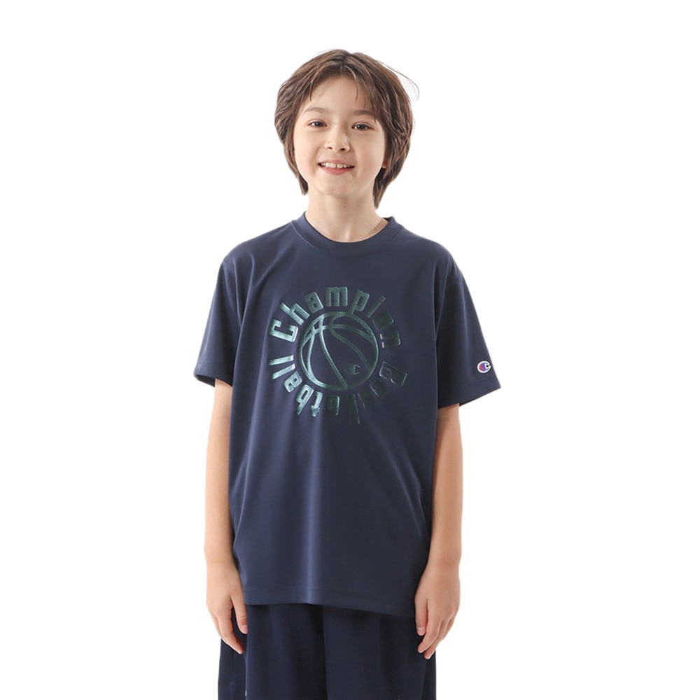 チャンピオン（CHAMPION）（キッズ）バスケットボールウェア ジュニア ミニ 半袖Tシャツ CK-YB316 370