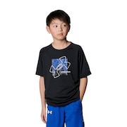 アンダーアーマー（UNDER ARMOUR）（キッズ）バスケットボールウェア ジュニア テック グラフィック ショートスリーブTシャツ 1384728 001 速乾