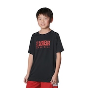 アンダーアーマー（UNDER ARMOUR）（キッズ）バスケットボールウェア ジュニア テック ロゴ ショートスリーブTシャツ 1384729 002 速乾