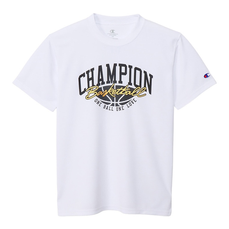 チャンピオン（CHAMPION）（キッズ）バスケットボールウェア ジュニア ミニ ショートスリーブTシャツ 24SS CK-ZB322 010