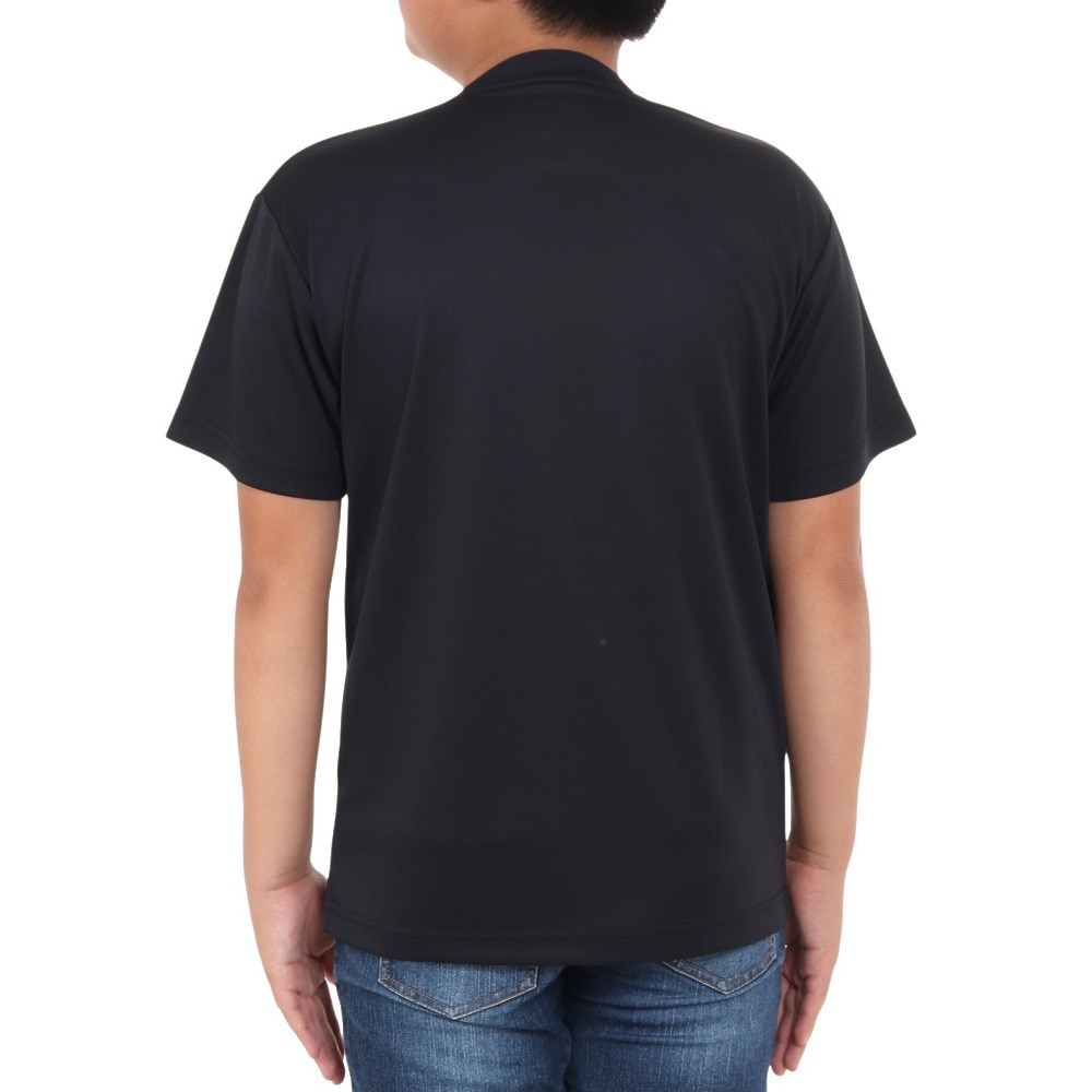 スポルディング（SPALDING）（キッズ）バスケットボールウェア ジュニア Tシャツ ネオン トロピカル ボール プリント SJT24052BK 速乾 UVカット