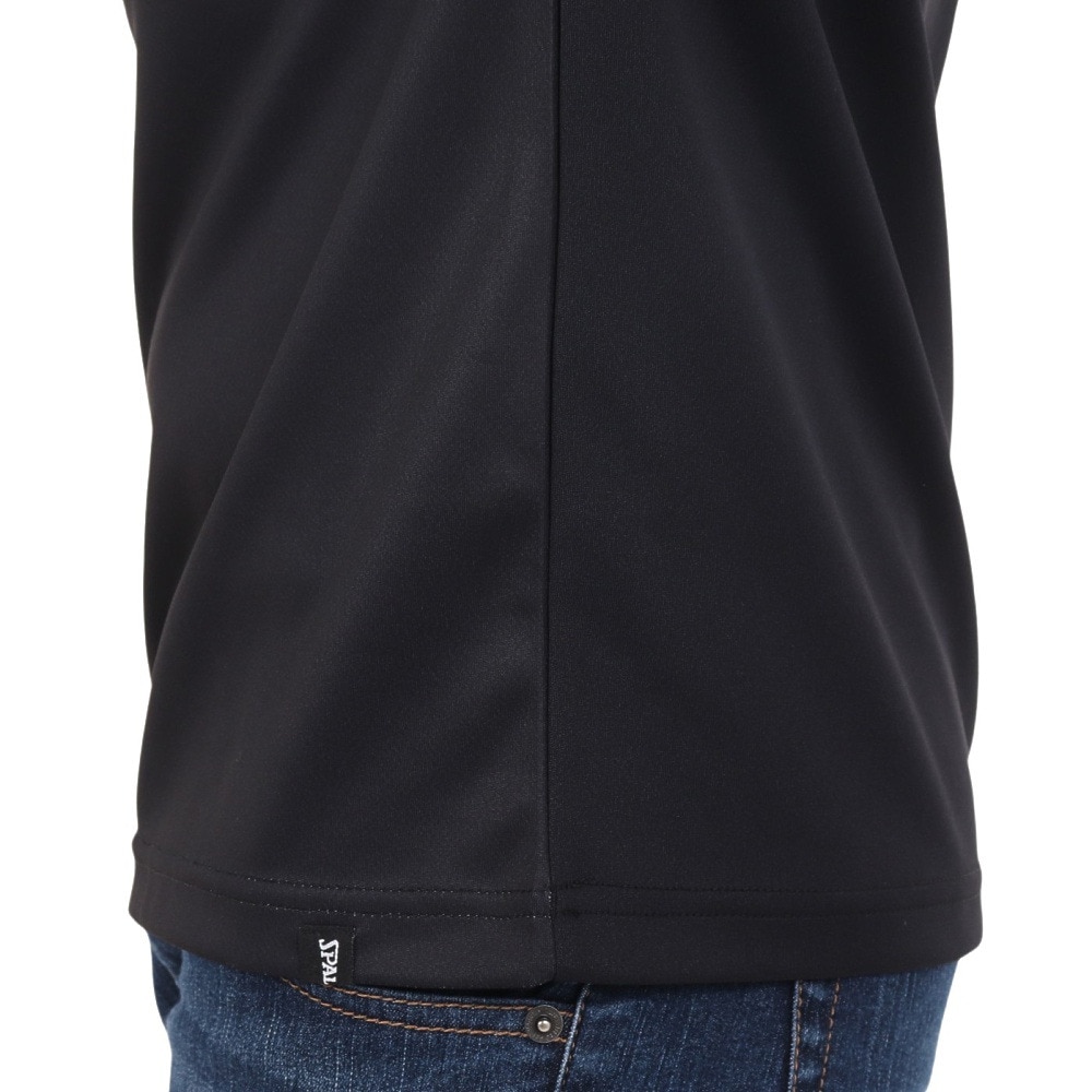 スポルディング（SPALDING）（キッズ）バスケットボールウェア ジュニア Tシャツ ネオン トロピカル ボール プリント SJT24052BK 速乾 UVカット