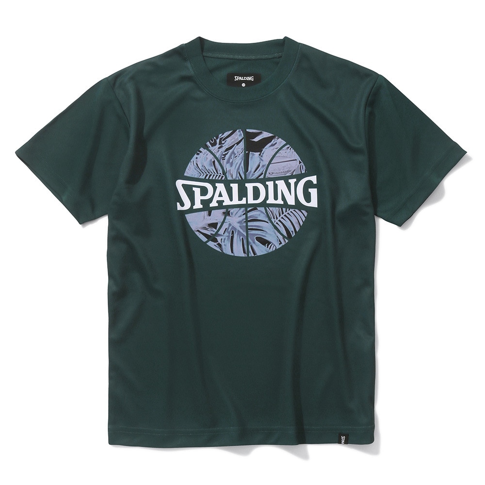 スポルディング（SPALDING）（キッズ）バスケットボールウェア ジュニア Tシャツ ネオン トロピカル ボール プリント SJT24052SP