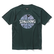 (キッズ)バスケットボールウェア ジュニア Tシャツ ネオン トロピカル ボール プリント SJT24052SP 速乾 UVカット