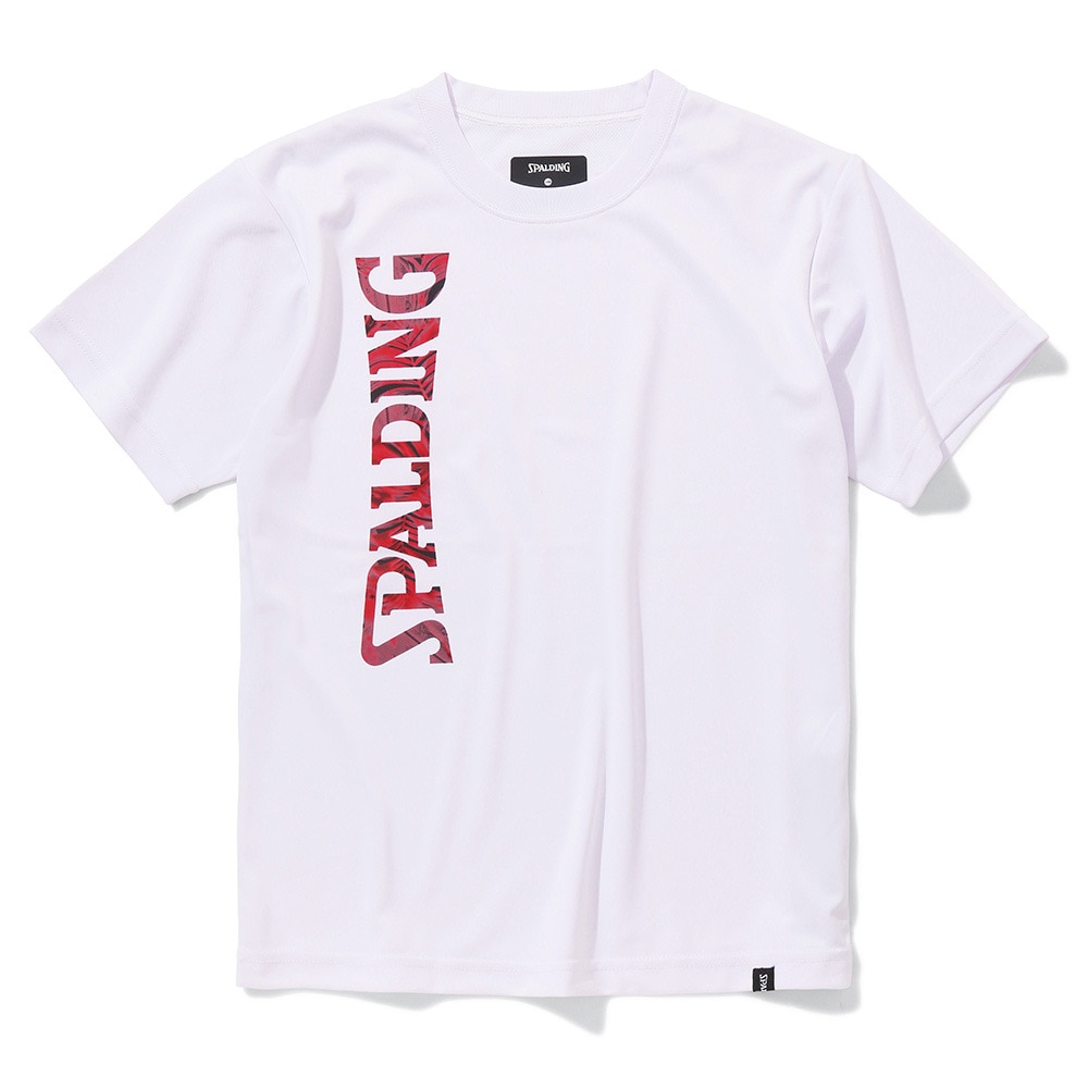 スポルディング（SPALDING）（キッズ）バスケットボールウェア ジュニア Tシャツ ネオン トロピカル ロゴ SJT24053 速乾 UVカット