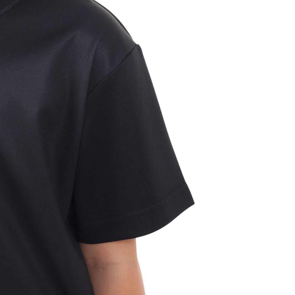 スポルディング（SPALDING）（キッズ）バスケットボールウェア ジュニア Tシャツ ネオン トロピカル ロゴ SJT24053BK 速乾 UVカット