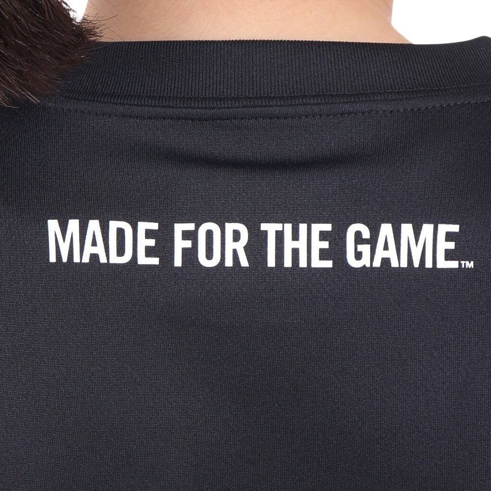 スポルディング（SPALDING）（キッズ）バスケットボールウェア ジュニア Tシャツ ネオン トロピカル ロゴ SJT24053BK 速乾 UVカット