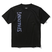 スポルディング（SPALDING）（キッズ）バスケットボールウェア ジュニア Tシャツ ネオン トロピカル ロゴ SJT24053BK