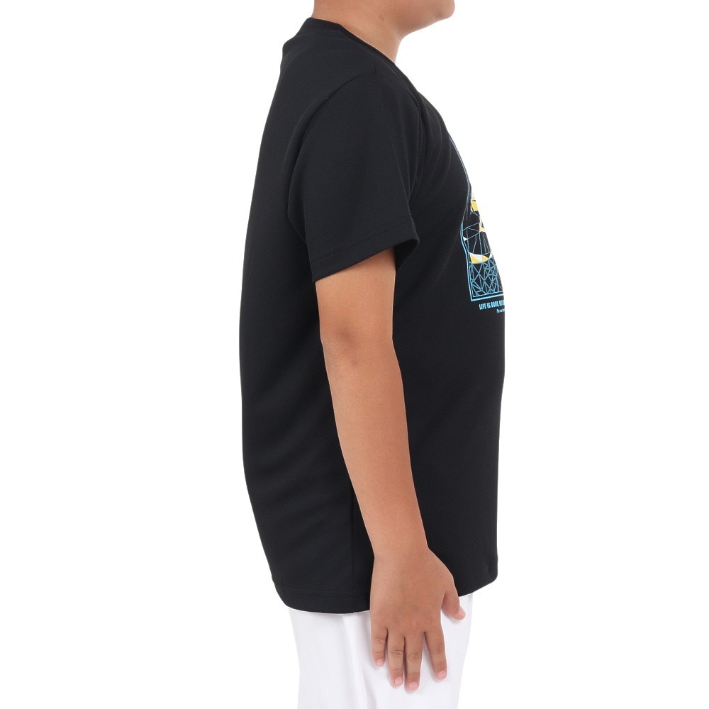 コンバース（CONVERSE）（キッズ）バスケットボールウェア ジュニア プリントTシャツ CB441353-1922 速乾