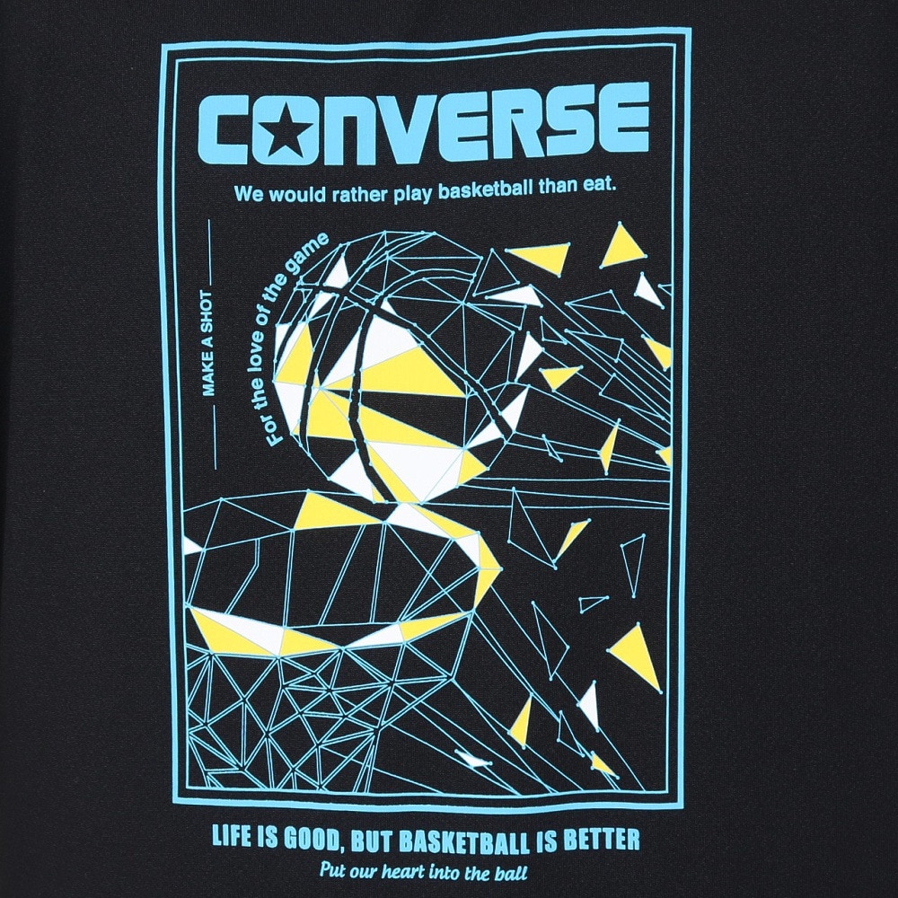 コンバース（CONVERSE）（キッズ）バスケットボールウェア ジュニア プリントTシャツ CB441353-1922