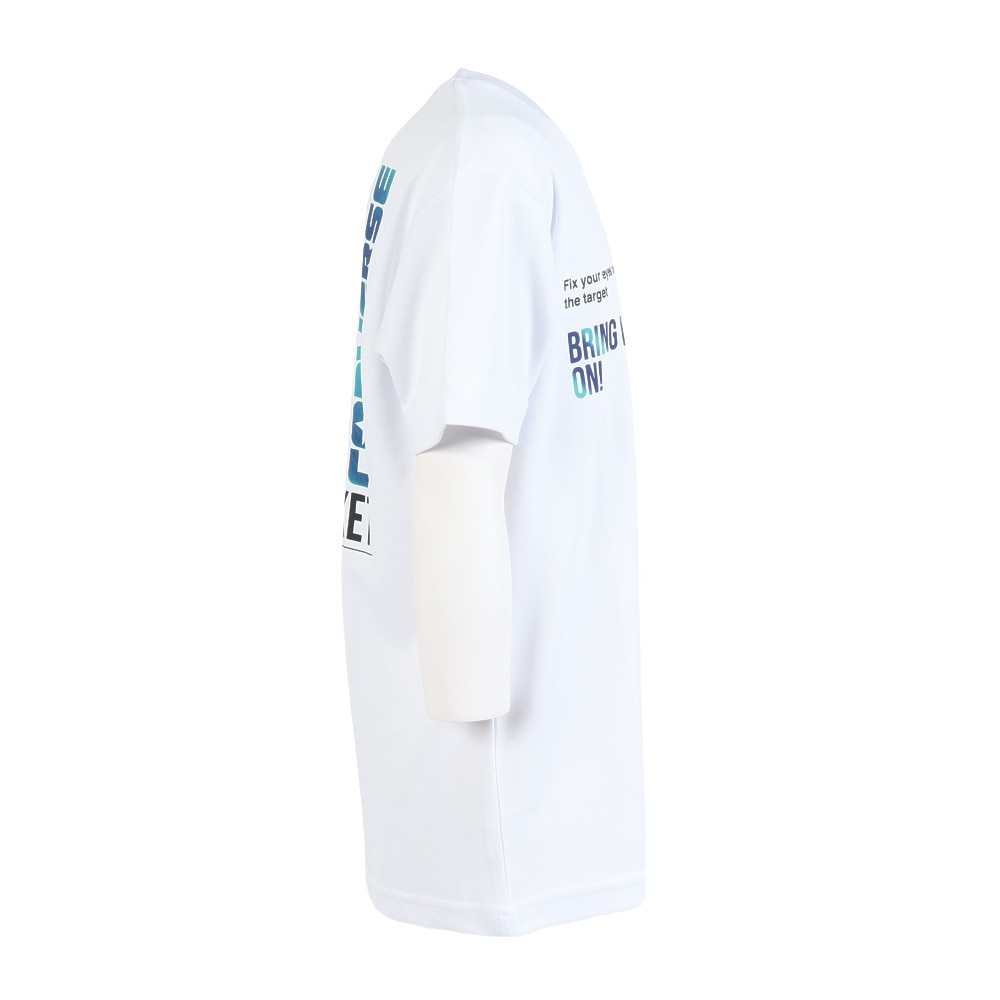 コンバース（CONVERSE）（キッズ）バスケットボールウェア ジュニア プリントTシャツ CB441355-1100 速乾