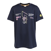 コンバース（CONVERSE）（キッズ）バスケットボールウェア ジュニア プリントTシャツ CB441355-2900 速乾