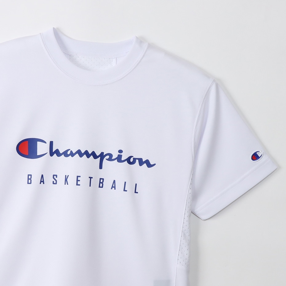 チャンピオン（CHAMPION）（キッズ）バスケットボールウェア ジュニア ミニ半袖Tシャツ CK-XB317 010 速乾
