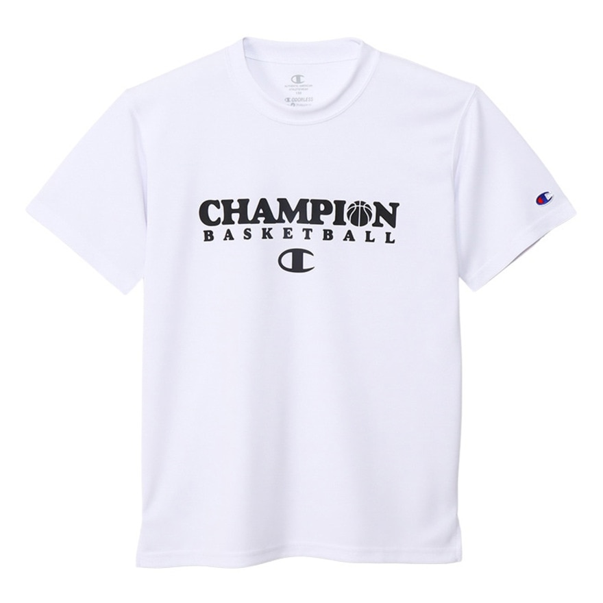チャンピオン（CHAMPION）（キッズ）バスケットボールウェア ジュニア ミニ ショートスリーブTシャツ 24SS CK-ZB321 010 速乾