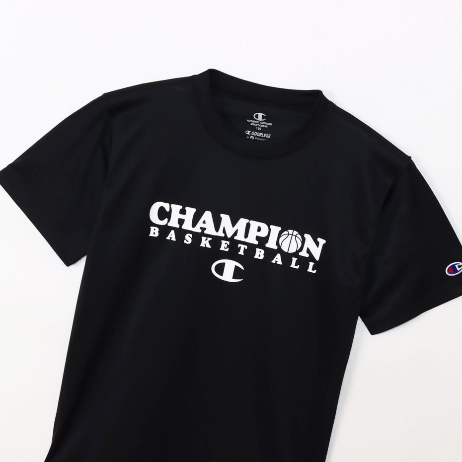 チャンピオン（CHAMPION）（キッズ）バスケットボールウェア ジュニア ミニ ショートスリーブTシャツ 24SS CK-ZB321 090 速乾
