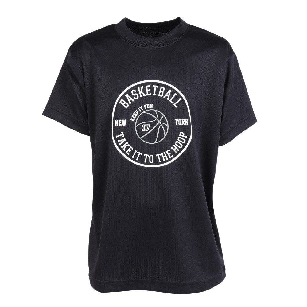 エックスティーエス（XTS）（キッズ）バスケットボールウェア ジュニア ドライプラス TAKE IT TO THE 半袖Tシャツ 751TS4ES0014BLK 速乾