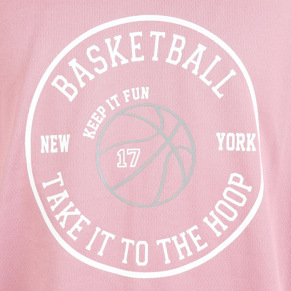 エックスティーエス（XTS）（キッズ）バスケットボールウェア ジュニア ドライプラス TAKE IT TO THE 半袖Tシャツ 751TS4ES0014PNK 速乾