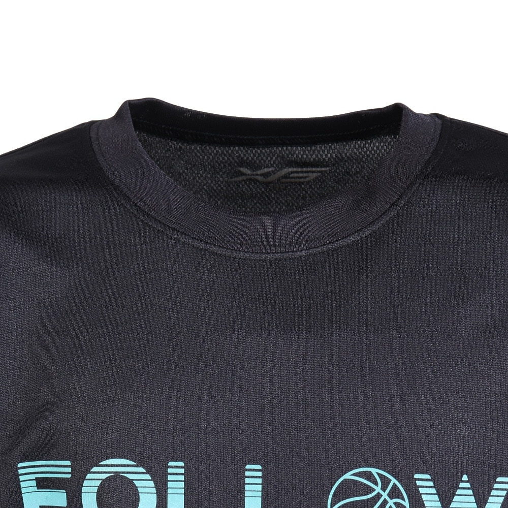 エックスティーエス（XTS）（キッズ）バスケットボールウェア ジュニア ドライプラス 半袖Tシャツ 751TS4ES0015BLK