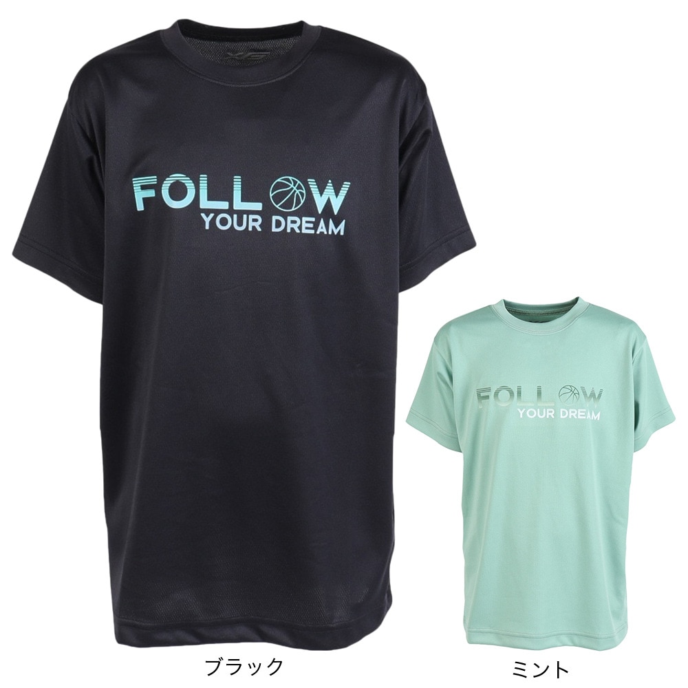 エックスティーエス（XTS）（キッズ）バスケットボールウェア ジュニア ドライプラス 半袖Tシャツ 751TS4ES0015BLK