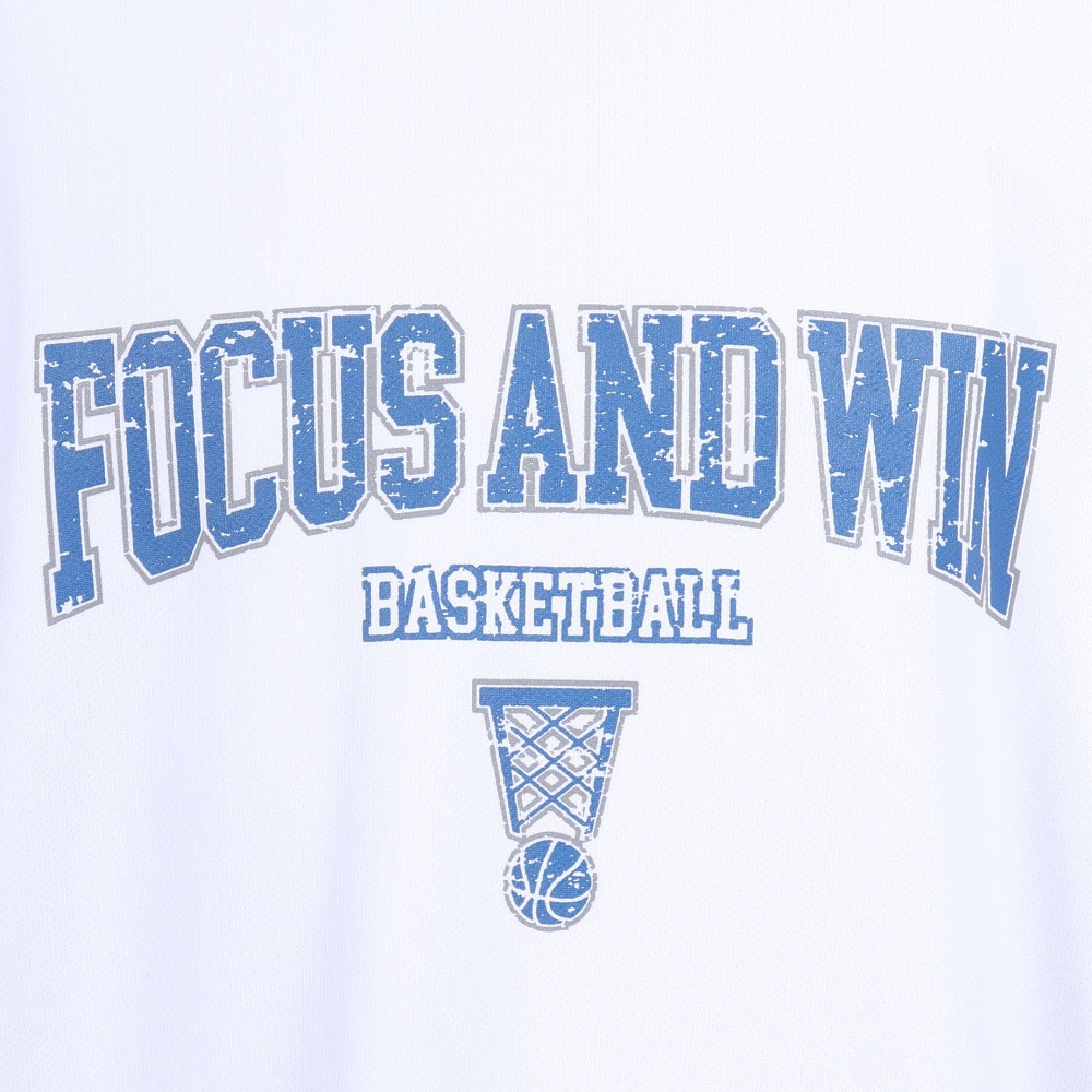 エックスティーエス（XTS）（キッズ）バスケットボールウェア ジュニア ドライプラス FOCUS AND WIN 半袖Tシャツ 751TS4ES0017WHT 速乾