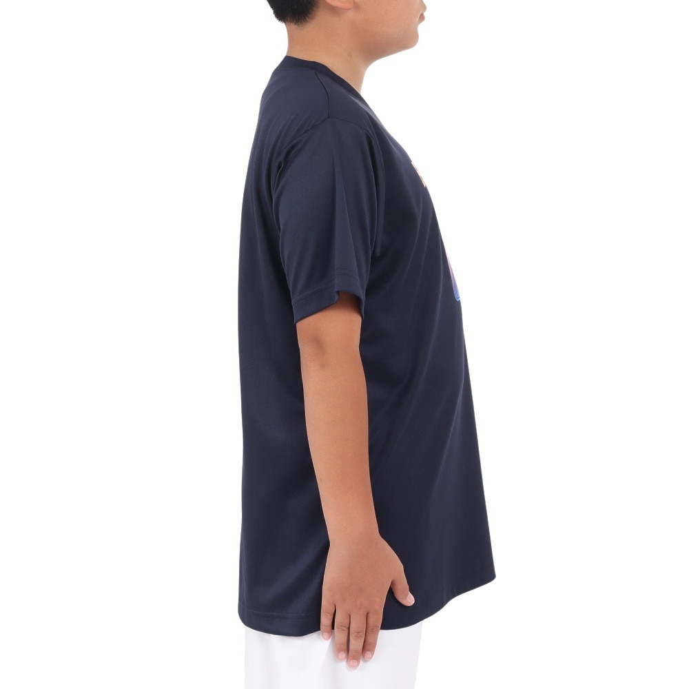 エックスティーエス（XTS）（キッズ）バスケットボールウェア ジュニア ドライプラス 半袖Tシャツ 751TS4ES0018NVY