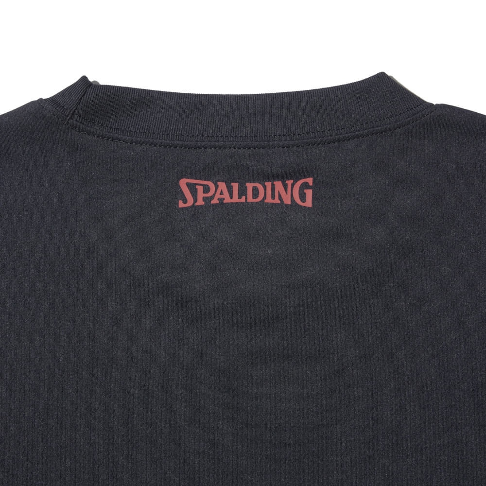 スポルディング（SPALDING）（キッズ）バスケットボールウェア ジュニア 半袖Tシャツ ビーグル レッツ プレイ フープス SJT24162BK