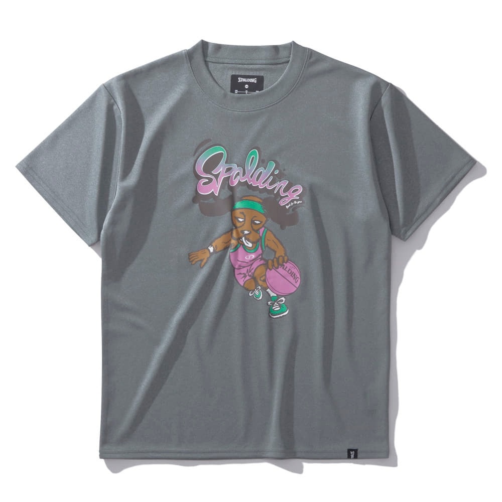 スポルディング（SPALDING）（キッズ）バスケットボールウェア ジュニア 半袖Tシャツ ビーグル レッツ プレイ フープス SJT24162HG
