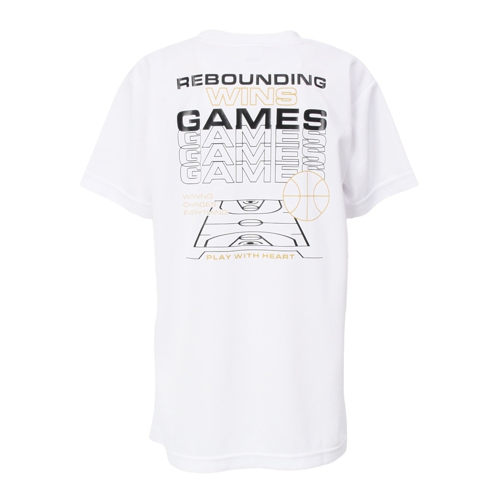 コンバース（CONVERSE）（キッズ）バスケットボールウェア ジュニア プリントＴシャツ CB442352-1100