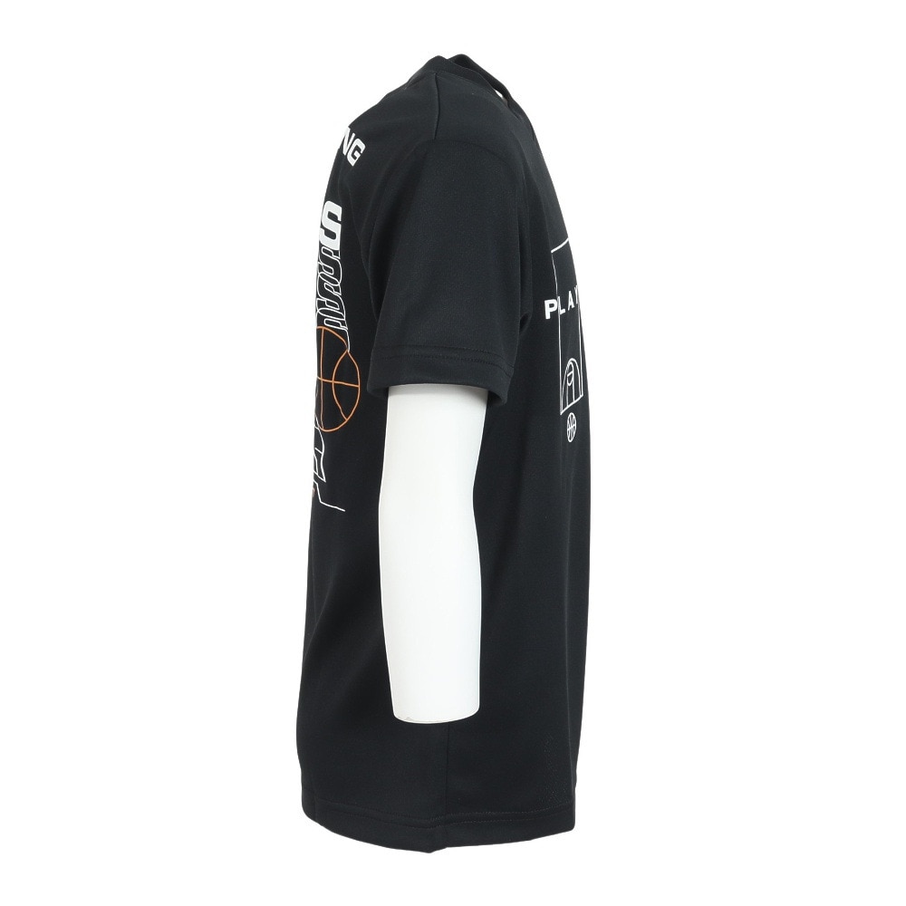 コンバース（CONVERSE）（キッズ）バスケットボールウェア ジュニア プリント Tシャツ CB442352-1911
