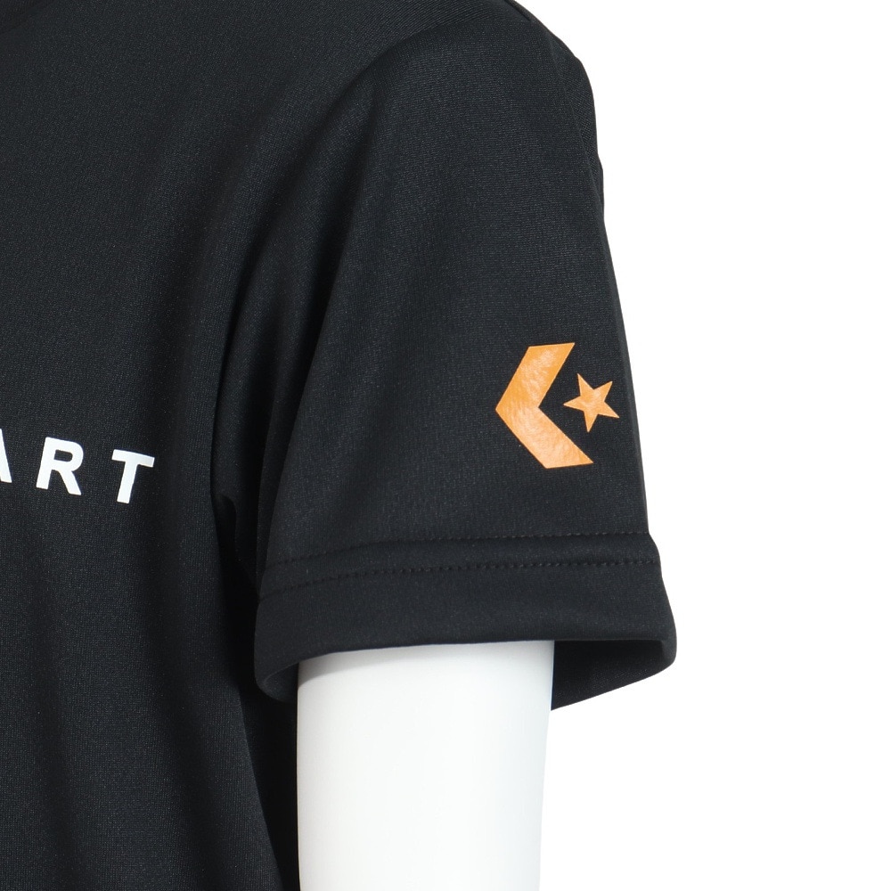 コンバース（CONVERSE）（キッズ）バスケットボールウェア ジュニア プリント Tシャツ CB442352-1911